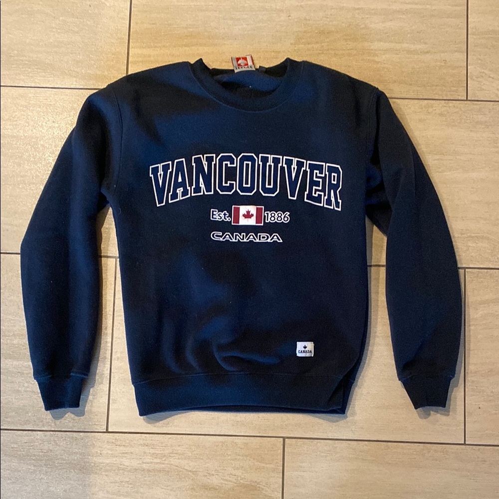 Vancouver Canada Navy Blue Sweater